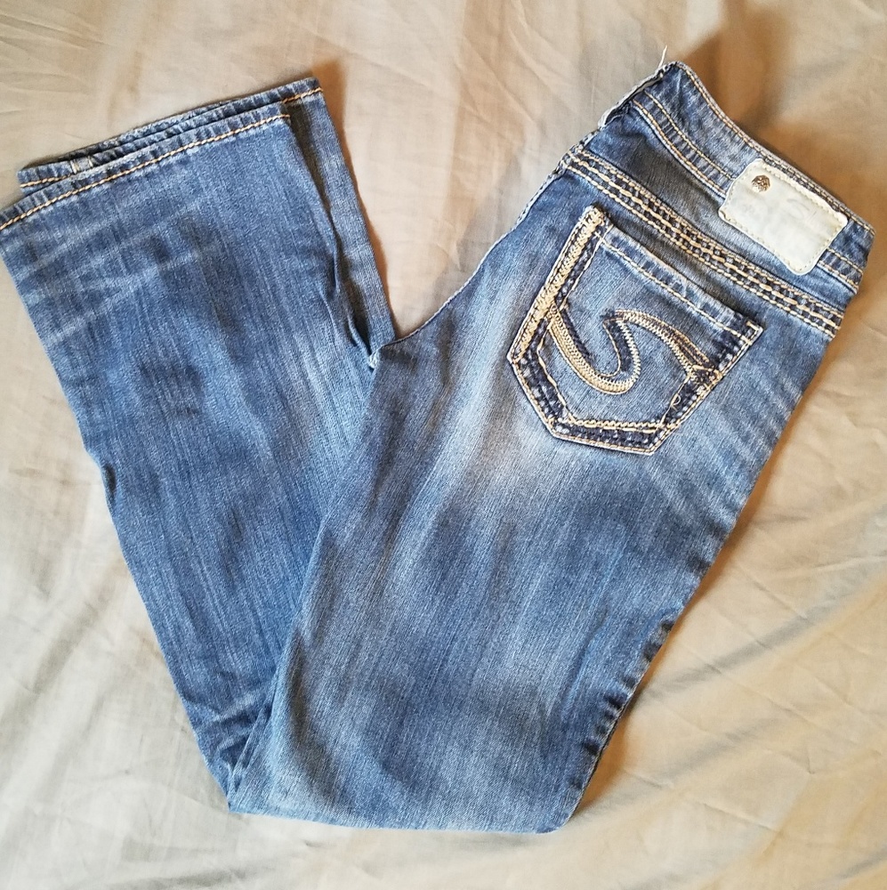 Silver jeans